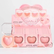 บลัชออนหัวใจ ANYLADY Secret Of Shyness บลัชออนเพิ่มสีสันให้ใบหน้าดูสดใส No.2604
