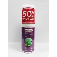 BETADINE FEMININE WASH FOAM DAILY USE 2x100ml FRESH & ACTIVE LEMON VERBENA