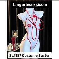 BLIORI Nurse Costume Doctor Sexy Lingerie Cosplay Nurse / Nurse Costume Sexy Women's Sleepwear 1387 