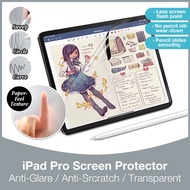 🔥Paper Feel Screen Protector iPad 10.2/mini /Pro 11 Yr 2021 🔥 Glue on the Frame 🔥 Anti-Glare