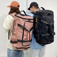 [70L] Large Capacity travel carry shoulders bag fitness backpack waterproof sports gym portable duff