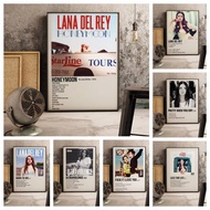 Lana Del Rey  Music Cover Album Minimalist Canvas Painting Superstar Minimalist Style Poster Wall Pr