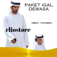 TURBAN AND IGAL FOR BOYS TURBAN AND HEADBAND/ TURBAN AND IGAL HEADBAND/ FOR ADULTS TURBAN FOR MEN