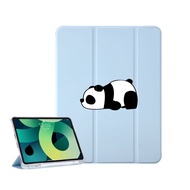 Cute Single Panda iPad Pro 12.9 Case 2022/2021/2020 Case for Girl Child,Cartoon Animal iPad Pro 6th/