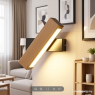 Nordic simple Wooden LED Wall Lamp Modern Adjustable Lighting restaurant light S4PD I05J PUGD OEPW Q