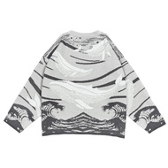 Lettucy - Knitwear Knitwear BOXY fit Wave Whale