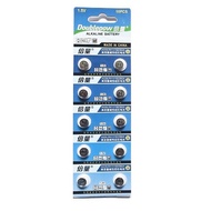 [SG] Doublepow AG3 SR41SW LR41 392 Alkaline Button Battery (10 Pieces)