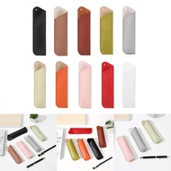 Pinfine PU Leather Pen Case Holder Sleeve Fountains Pen Pouch Protective Sleeve Cover Ballpoint Pen 