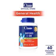 Vitamin C Buffered C-500 (60s)- Ocean Health (For Immunity| Chewable Vitamin C Tablet| Vegetarian)