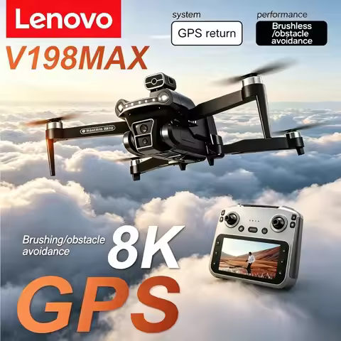 Lenovo V198MAX 8K Drone Mini 4K Drone Profesional FPV Brushless Laser obstacle avoidance Aerial Opti