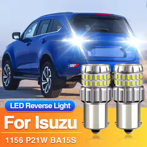 2x P21W 1156 LED Reverse Lights BA15S Backup Blubs for Isuzu D-Max 2/Trooper/for SAAB 9-3/9-3X/9-5 Y