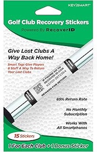 KeySmart RecoverID Golf Club Recovery Labels - 15 Pack