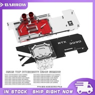 Barrow GPU Backplane Cooling Water Block Cooler สำหรับ  ROG STRIX RTX 3080 3090 GAMING Waterblock Co