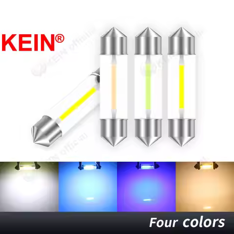 KEIN 2PCS C5W C10W 28mm 31mm 36mm 39mm 41mm Festoon 31 mm Led Bulb Interior Read Dome Red Signal Lam