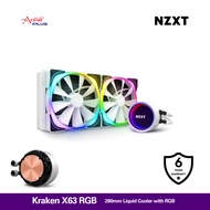 (AONE PLUS SS2) NZXT Kraken X63 RGB 280mm - RL-KRX63-RW - AIO RGB CPU Liquid Cooler