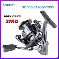 【Stok Lokal】Reel Deukio Pancing Full Besi Laut Ukuran Rell Sarky 8000 Ril Real Shimano- Cuci Gudang Original ShimanoStella Reel Pancing Metal Real Pancing Pul Besi Katrol Pancing DA2000-7000 20kg Max Drag Fishing Reel 3+1BB