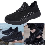 Safety shoes Sneakers รองเท้าเซฟตี้ สีดำ คาโอริ ระบายอากาศได้ดี ใส่เป็นรองเท้าผ้าใบได้ รองเท้าผู้ชาย