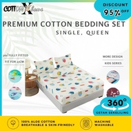 #15 CODE D1-D74  680TC PREMIUM QUALITY 4 IN 1 QUEEN & 2 IN 1 SINGLE SIZE FITTED BEDSHEET/ BED SHEET/