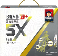桂格 5X B群人蔘濃縮精華飲、禮盒裝16包 