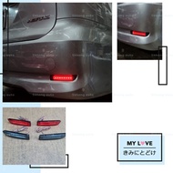 Toyota estima ACR 50 / alphard 2001-2007/vellfire 08-12 rear bumper reflector led skhongauto