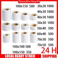 Direct Thermal Barcode Sticker Paper Barcode Label 30X20 40x20 50x30 50x40 60x40 70x30 70x50 Sticker