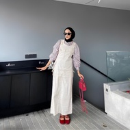 BELLA OVERAL ROK CARGO // TWILL STRIT POLOS VIRAL TIKTOK // JUMBO XXXL