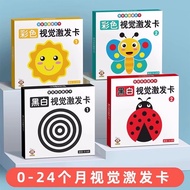 Black White Card Baby Early Education Card Newborn Visual Stimulating Card 0 to 3 Months Baby Tracki