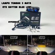 MATA RTD RAYTON E06L - 3-Eye Blue Lens Biled Spotlight