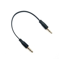 Short 10CM 3.5MM Male To Male 90 Degree Right Angled Aux Audio Cable Line