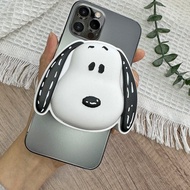 Snoopy 史努比 磁吸行動電源 15W 無線充電 經典大頭造型 附底座