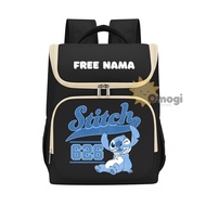 STITCH 626 Children's Backpack, Kindergarten,/, Elementary School, Free Name
