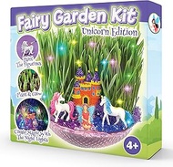 Bloonsy Unicorn Fairy Garden Kit for Kids | Light Up Fairy Unicorn Terrarium Kit | Science STEM Toys Presents | Unicorn Arts and Crafts Stuff for Little Girls Age 4 5 6 7 8-12 Year Old Girl Gift