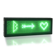 LED Name Badge Magnetic LED Name Plate Scrolling DIY Message Pattern Graffiti LED Pin Badge APP Cont