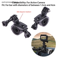 [extremewellgen] For Gopro Hero11 10 9 8 7 SJCAM Camera Accessories 360 Degree Rotation Bicycle Motorcycle Handlebar Mount Holder @#TQT