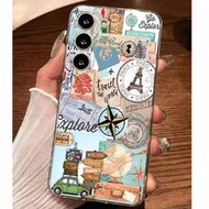 1 ชิ้น เคสโทรศัพท์นุ่มลายเครื่องบินเดินทางส่วนบุคคลที่เข้ากันได้กับ Honor, Galaxy A04e/12/A13/A14/A3