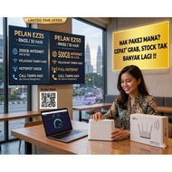 TOPUP EASTEL UMOBILE FREE RM50 SIMKAD