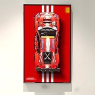 Display Wallboard for Lego 42125 Technic Ferrari 488 GTE “AF Corse #51” Super Sports Car, Compatible