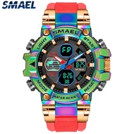 SMAEL 8027 JAM TANGAN WANITA/PRIA SPORT ORIGINAL DOUBLE TIME TAHAN AIR