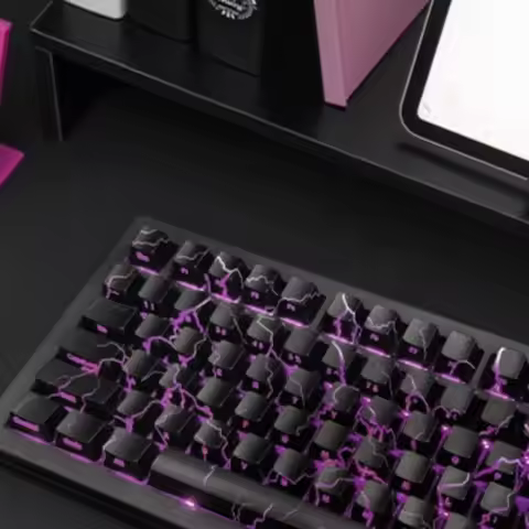 Zuohe Zh870 Mechanical Keyboard RGB Hot Swap Tri mode bluetooth wireless keyboard PBT Keycap Customi