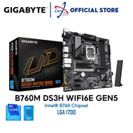 GIGABYTE B760M DS3H WIFI6E GEN5 D5 / DDR5 LGA1700 Motherboard Combo INTEL I5-12400 / 14400 / 12700
