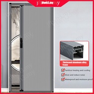 Custom PVC Folding Door Sliding Open Kitchen Sliding Door Indoor Partition Bathroom Balcony Invisibl