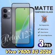For Vivo Y500i 5G 3PCS Matte Frosted Glass For Vivo Y500i  Y500 Pro VivoY500i VIVO Y 500 i VivoY500i