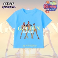 KPOP DEMON HUNTER WOMEN'S T-SHIRTS/CHILDREN'S T-SHIRTS HUNTRIX GOLDEN FREE NAME