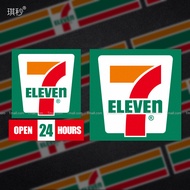 711 Convenience Store Creative Car Reflective Stickers 7 Aberdeen LOGO Motorcycle Electric Car Fun S