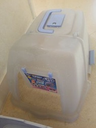 IRIS 雙層有蓋貓砂盆貓廁所 Covered Double Layer Cat Litter Box TIO-530FT