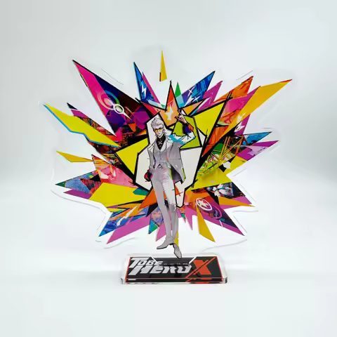 New Anime TO BE HERO X Acrylic keychains character Stand X loli Lucky Cyan Ghostblade Cosplay Desk D