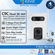 EZVIZ H9C C9C Dual Lens WIfi Camera 3MP + 3MP / 5MP + 5MP PTZ & Fix Lens CCTV Security Camera Outdoo