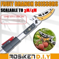 1.8-4M Fruit Picking Machine Telescopic High-altitude Pruning Saw Branch Cutter Without Climbing