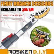 Mosiken Fruit Picker Telescopic Pruning Saw Tree Branch Cutter  Pemetik Buah Pemotong Dahan Pokok Ga