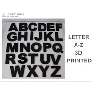 LETTER A-Z FOR HOUSE DECORATION LETTERING 3D PRINTED HIGH QUALITY MATERIAL